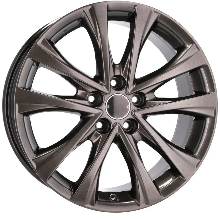 Alu kola pro Toyota B1255 7.5x18 5x114.3 ET45 60.1 Hyper Black | Wheelsup.cz