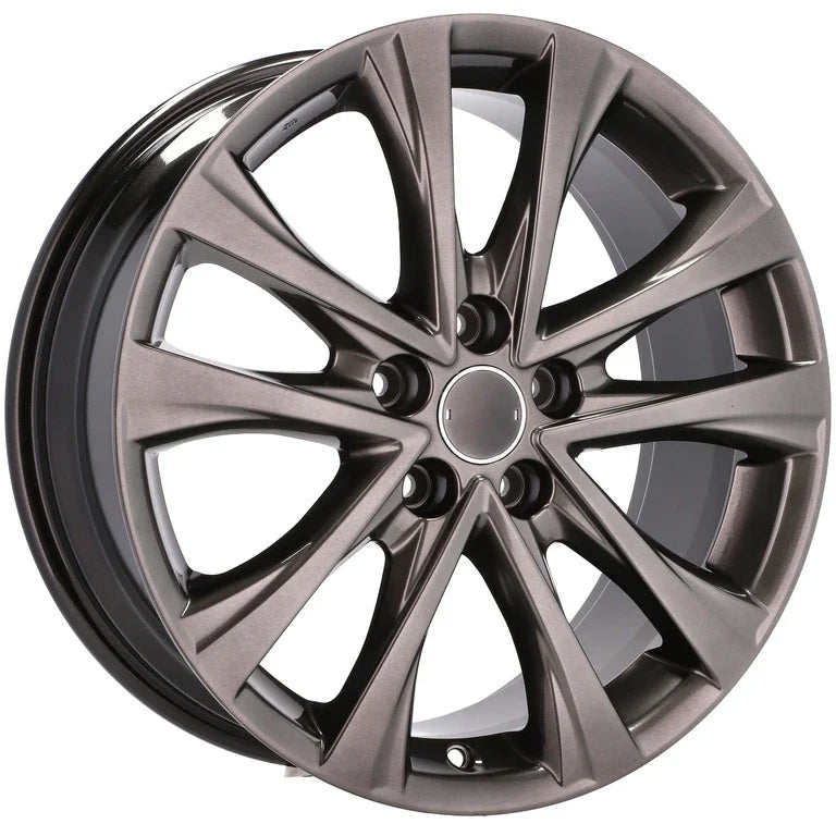 Alu kola pro Toyota B1255 7.5x18 5x114.3 ET45 60.1 Hyper Black | Wheelsup.cz