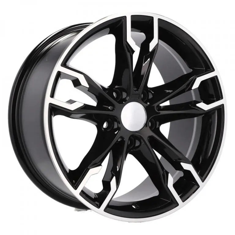 Alu kola pro BMW B1257 8x18 5x112 ET27 66.6 Black Polished | Wheelsup.cz