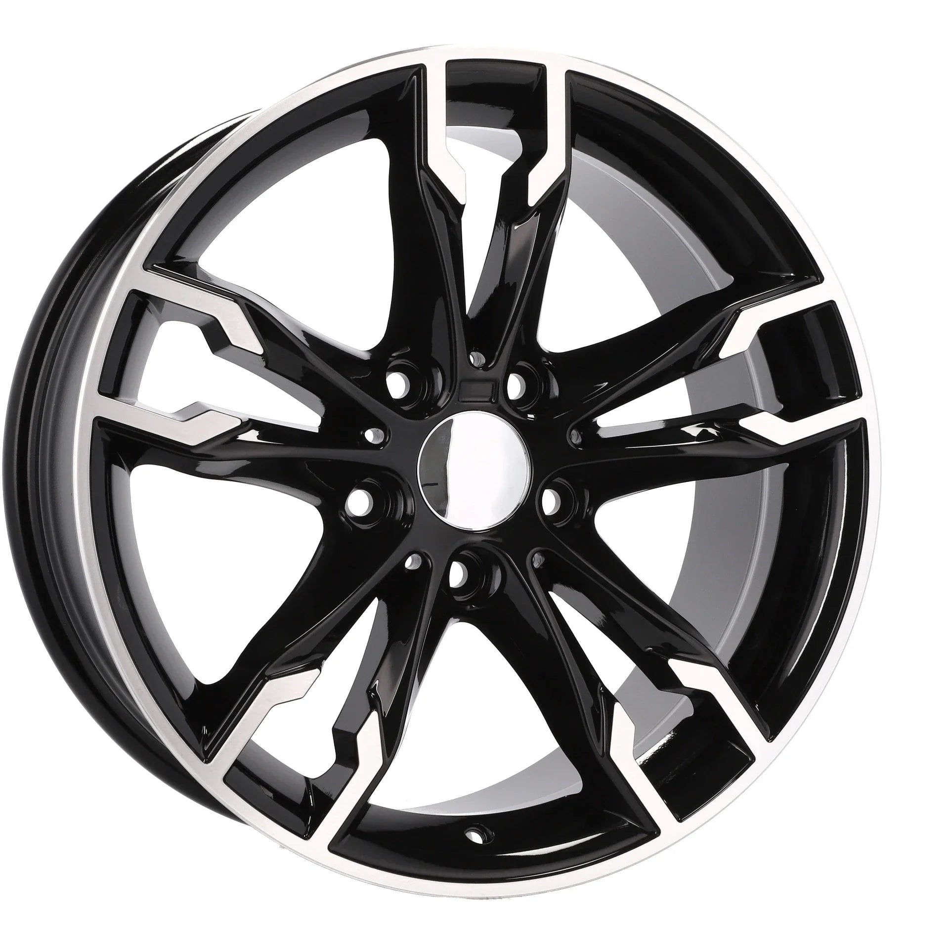 Alu kola pro BMW B1257 8x18 5x120 ET30 72.6 Black Polished | Wheelsup.cz