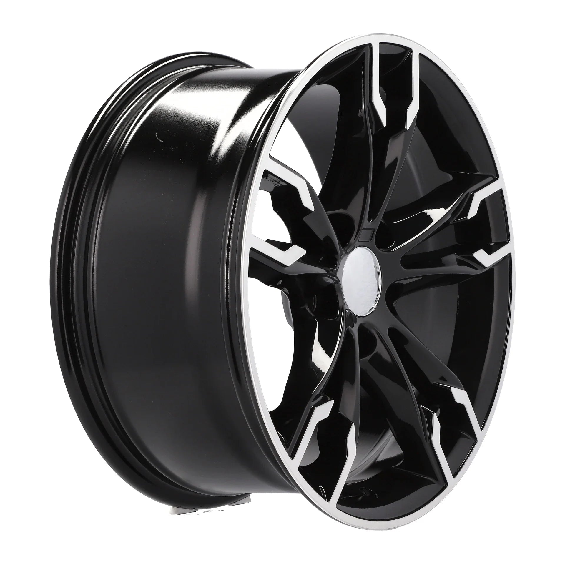 Alu kola pro BMW B1257 8x18 5x120 ET30 72.6 Black Polished | Wheelsup.cz