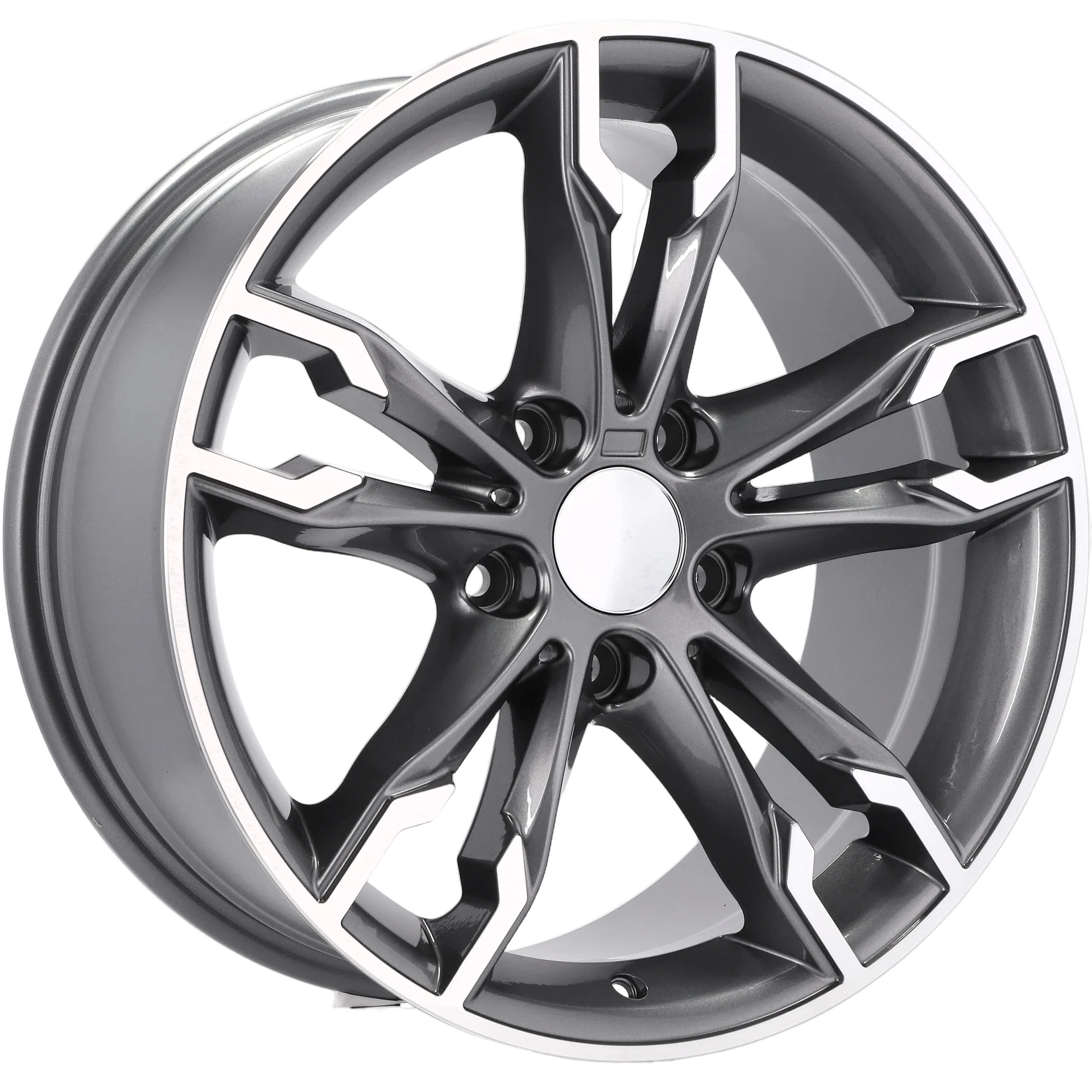 Alu kola pro BMW B1257 8x17 5x120 ET34 72.6 Grey Polished | Wheelsup.cz