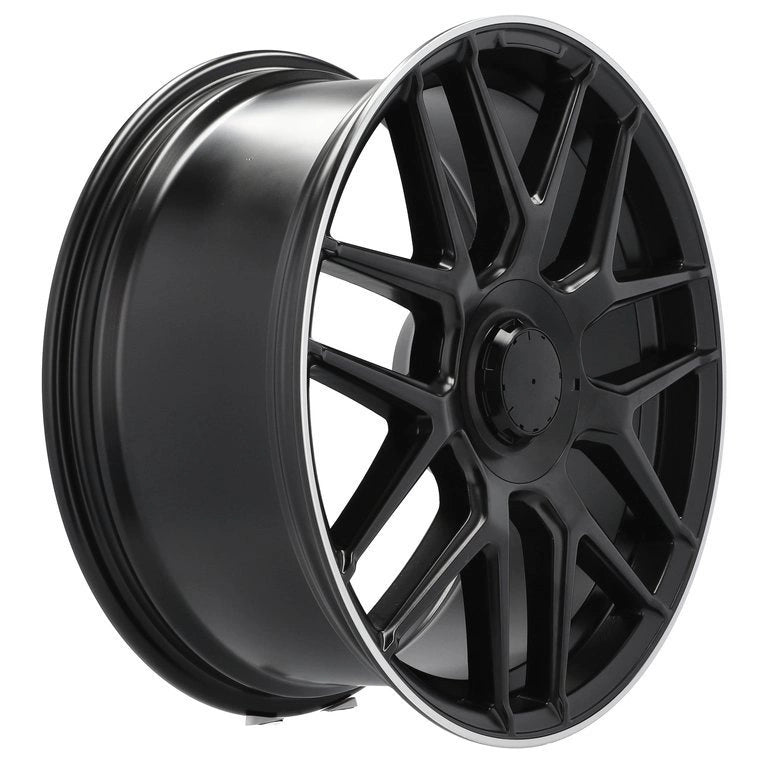 Alu kola pro Mercedes B1258 9x19 5x112 ET49 66.6 Black Half Matt & Polished Lip | Wheelsup.cz