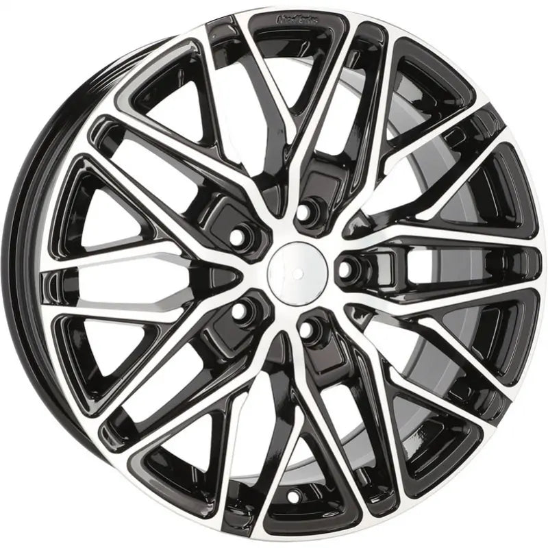 Alu kola pro Volkswagen B1262 8x18 5x120 ET50 65.1 Black Polished | Wheelsup.cz