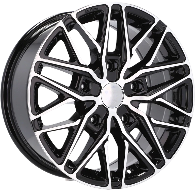 Alu kola pro Volkswagen B1262 8x18 5x120 ET50 65.1 Black Polished | Wheelsup.cz