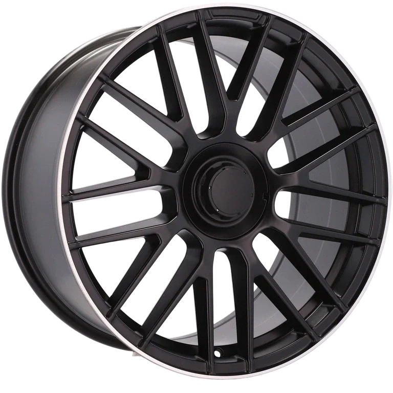Alu kola pro Mercedes B1268 8x18 5x112 ET45 66.6 Black Half Matt & Polished Lip | Wheelsup.cz