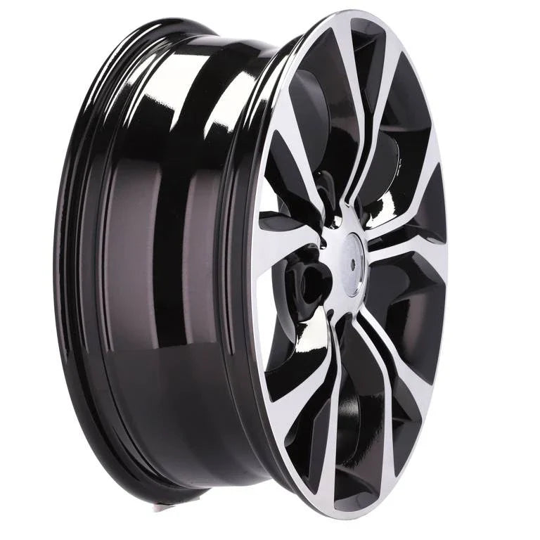 Alu kola pro Chrysler B1270 6.5x17 5x127 ET40 71.6 Black Polished | Wheelsup.cz