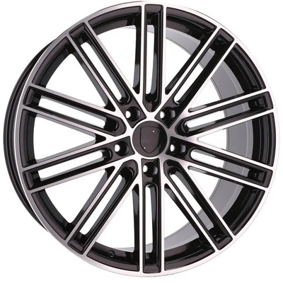 Alu kola pro Porsche B1274 10x21 5x112 ET19 66.6 Black Polished | Wheelsup.cz