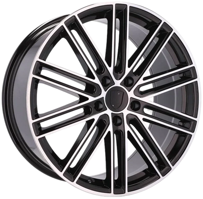 Alu kola pro Porsche B1274 10x21 5x112 ET19 66.6 Black Polished | Wheelsup.cz