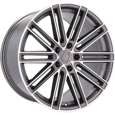 Alu kola pro Porsche B1274 11x20 5x130 ET60 71.6 Grey Polished | Wheelsup.cz
