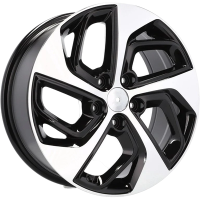 Alu kola pro Hyundai B1278 7.5x18 5x114.3 ET50 67.1 Black Polished | Wheelsup.cz