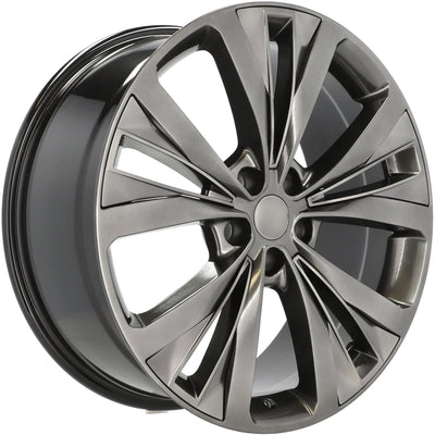 Alu kola pro Jaguar B1281 8.5x20 5x108 ET45 63.4 Hyper Black | Wheelsup.cz