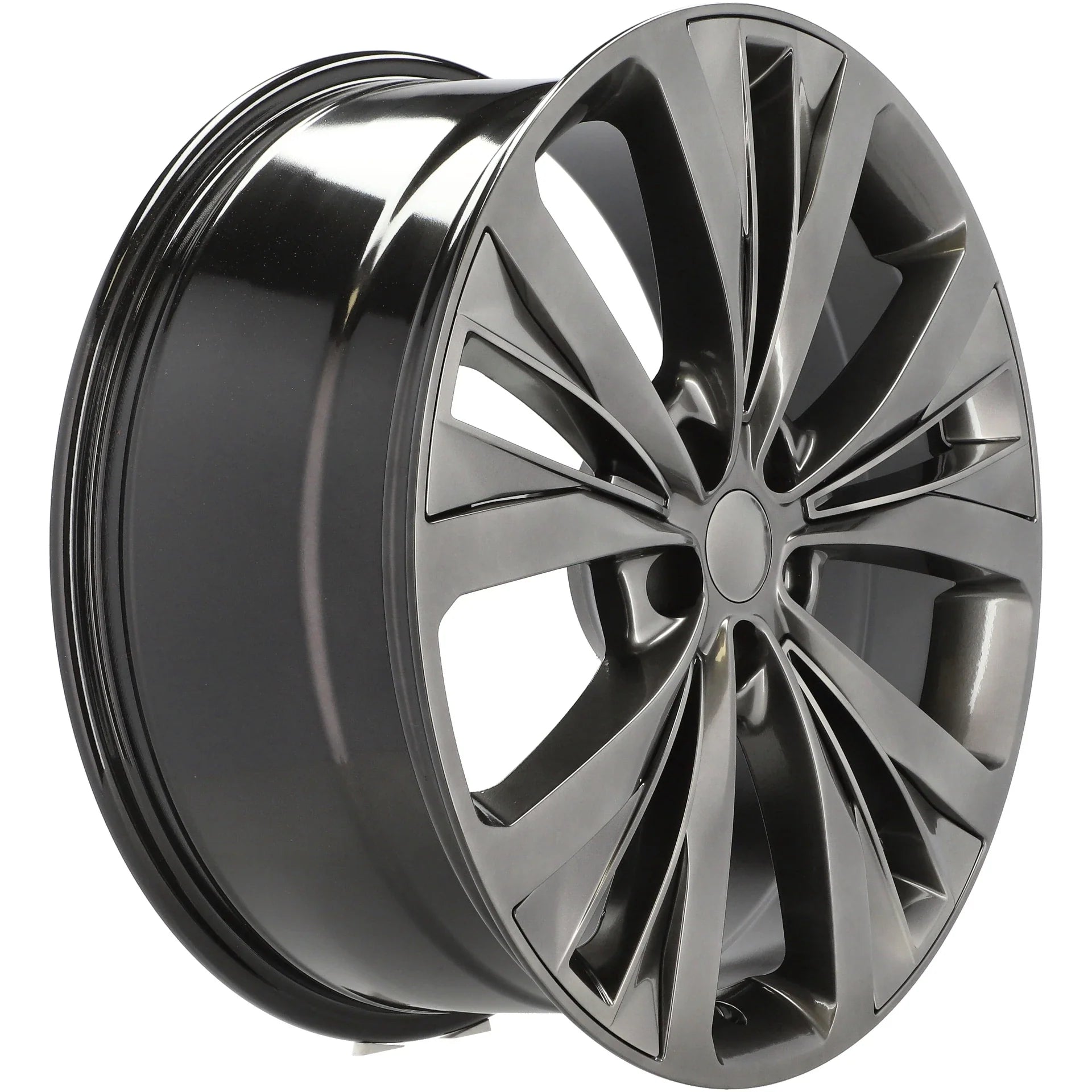 Alu kola pro Jaguar B1281 8.5x20 5x108 ET45 63.4 Hyper Black | Wheelsup.cz