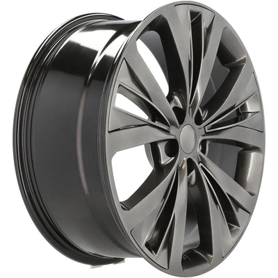 Alu kola pro Jaguar B1281 8.5x20 5x108 ET45 63.4 Hyper Black | Wheelsup.cz