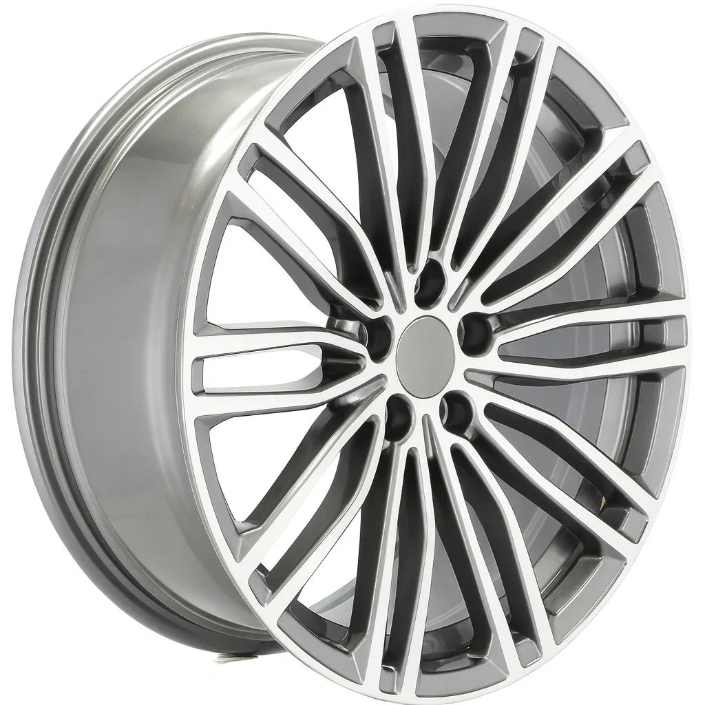 Alu kola pro BMW B1318 8.5x19 5x120 ET33 72.6 Grey Polished | Wheelsup.cz