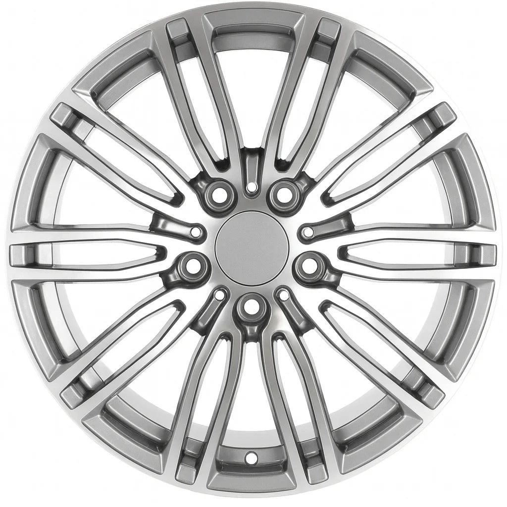 Alu kola pro BMW B1318 8.5x19 5x120 ET33 72.6 Grey Polished | Wheelsup.cz