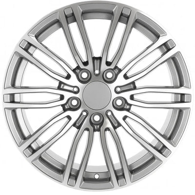 Alu kola pro BMW B1318 8.5x19 5x120 ET33 72.6 Grey Polished | Wheelsup.cz