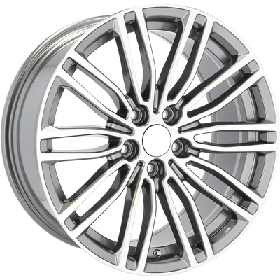 Alu kola pro BMW B1318 8.5x19 5x120 ET33 72.6 Grey Polished | Wheelsup.cz