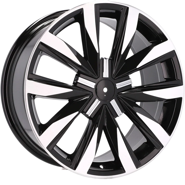 Alu kola pro Volkswagen B1351 8x18 5x120 ET50 65.1 Black Polished | Wheelsup.cz