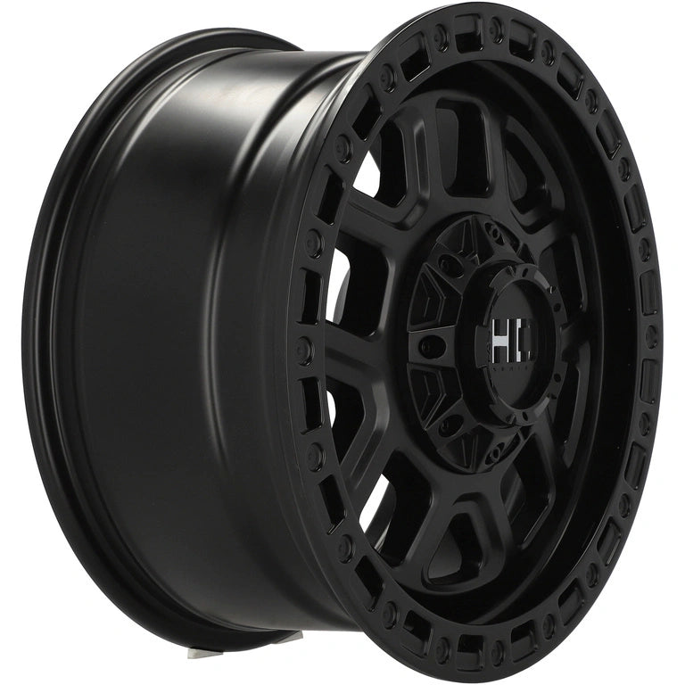 Alu kola Racing Line B1375 8x17 5x120 ET30 71.6 Black Half Matt