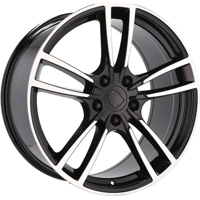 Alu kola pro Porsche B1378 9.5x21 5x130 ET46 71.6 Black Polished | Wheelsup.cz