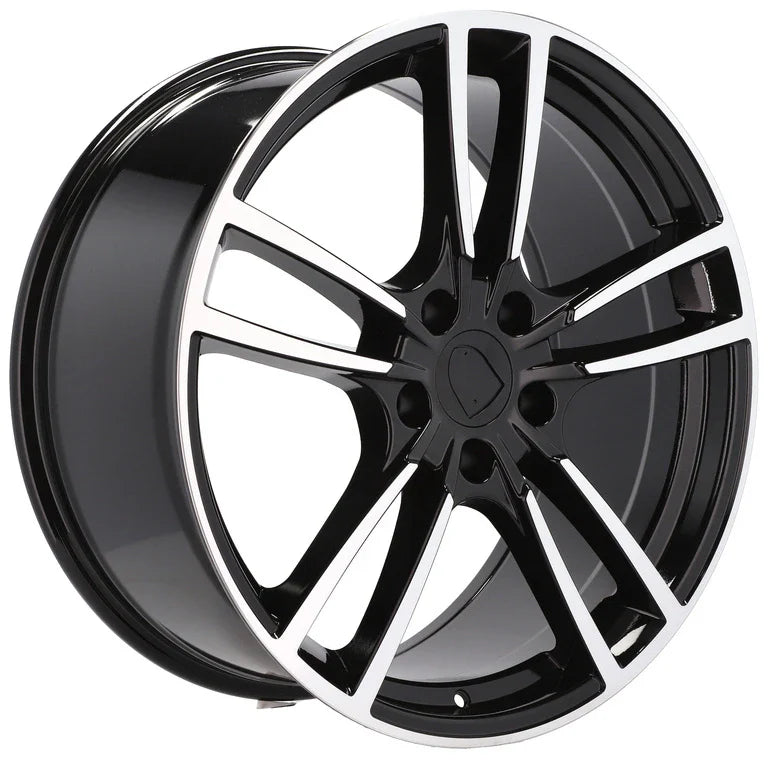 Alu kola pro Porsche B1378 11.5x21 5x130 ET55 71.6 Black Polished | Wheelsup.cz