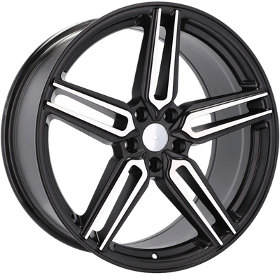 Alu kola HAXER B1382 10x20 5x112 ET38 66.6 Black Polished Half Matt | Wheelsup.cz