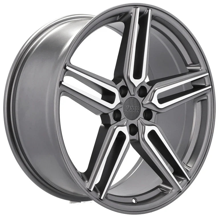 Alu kola HAXER B1382 10x20 5x120 ET40 72.6 Grey Polished Half Matt