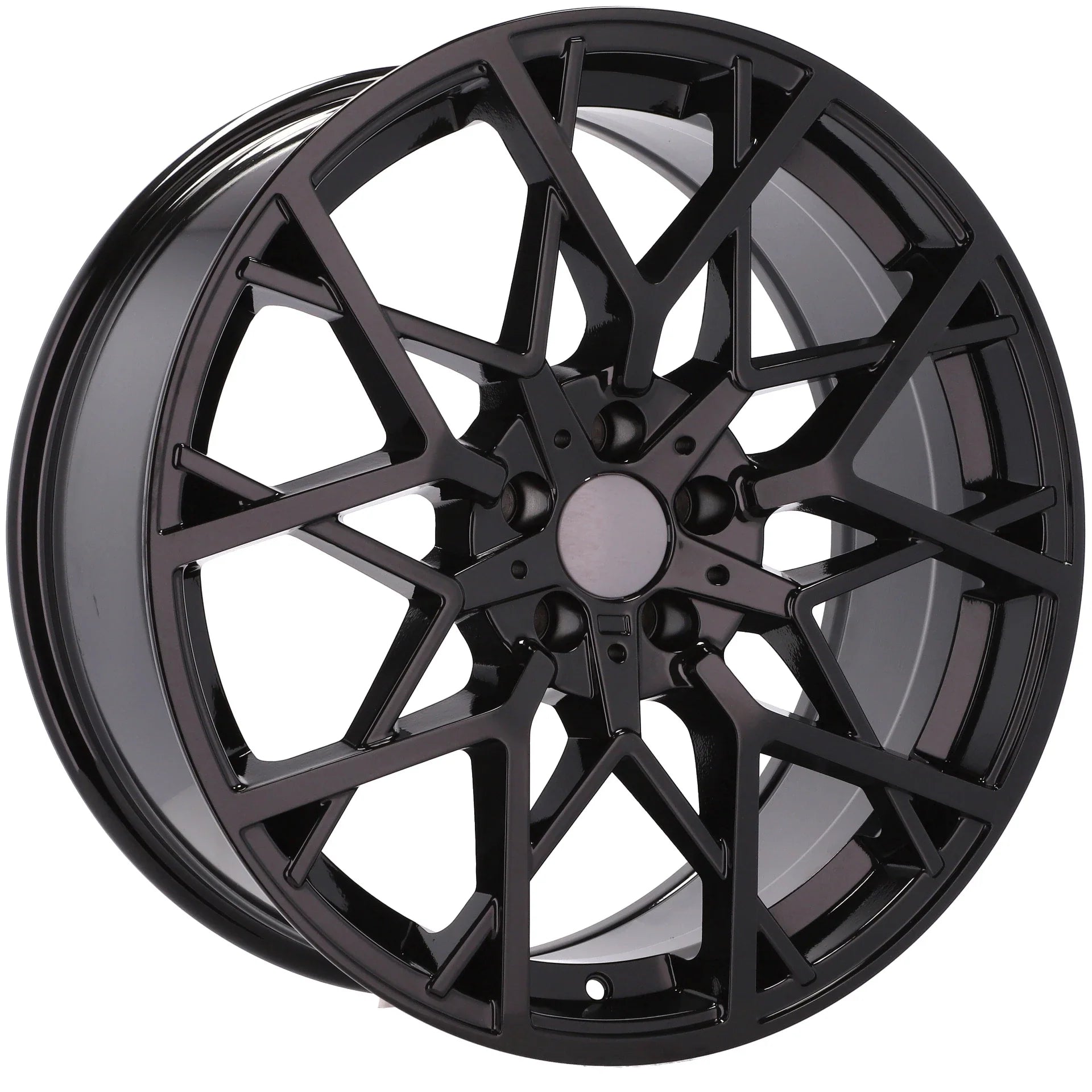 Alu kola pro BMW B1383 9.5x19 5x112 ET37 66.6 Black Half Matt | Wheelsup.cz