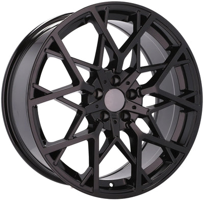 Alu kola pro BMW B1383 8.5x19 5x112 ET26 66.6 Black Half Matt | Wheelsup.cz