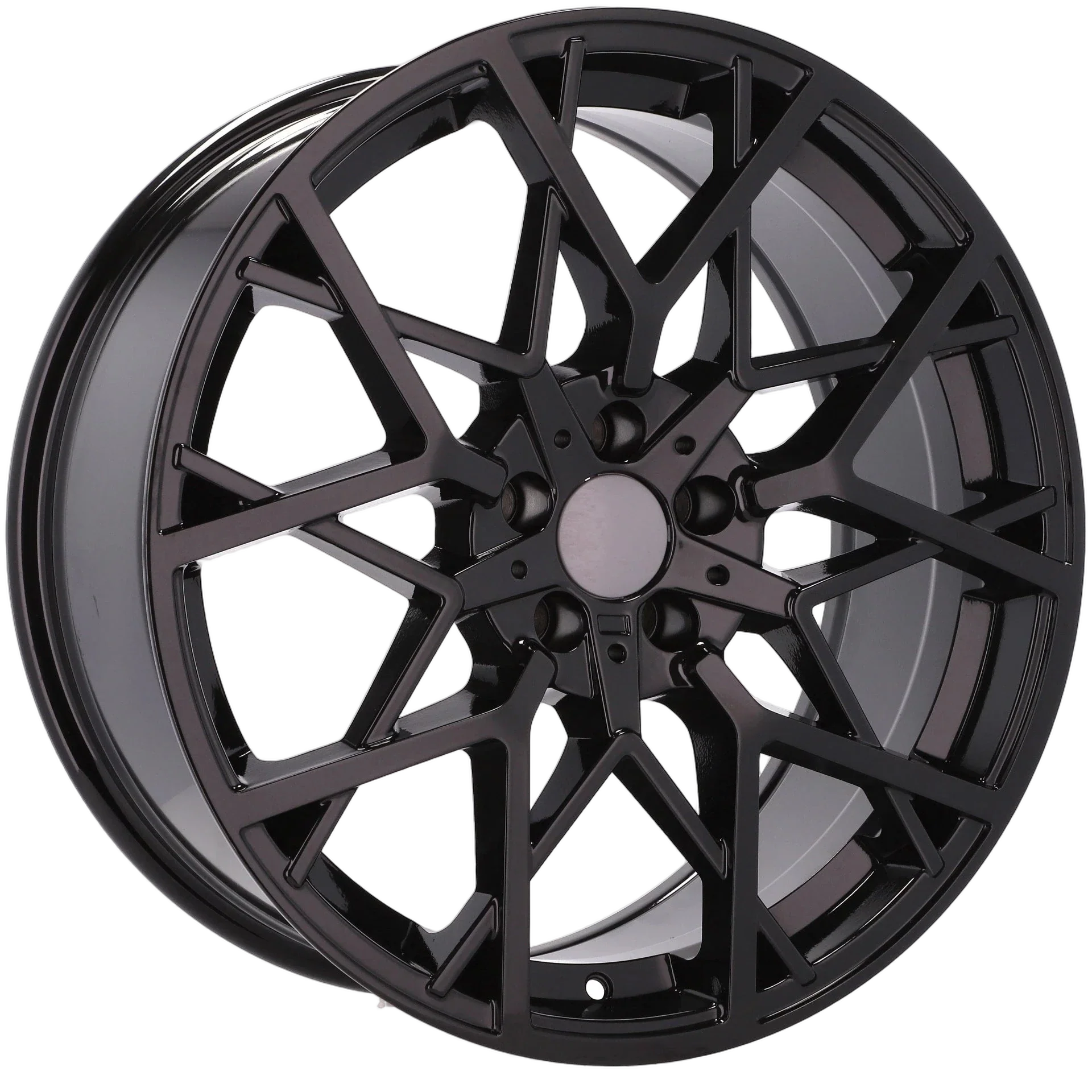 Alu kola pro BMW B1383 9.5x19 5x112 ET37 66.6 Black Half Matt | Wheelsup.cz