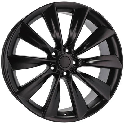 Alu kola Racing Line B1385 8.5x21 5x120 ET40 64.1 Black Half Matt | Wheelsup.cz