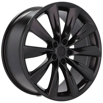 Alu kola Racing Line B1385 8.5x21 5x120 ET40 64.1 Black Half Matt | Wheelsup.cz