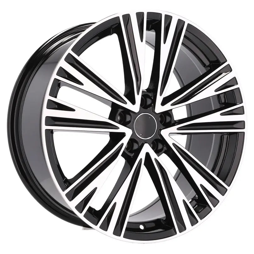 Alu kola pro Audi B1424 7x16 5x112 ET40 66.6 Black Polished