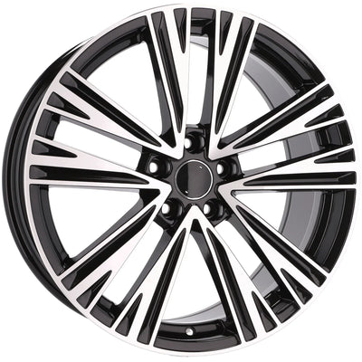 Alu kola pro Audi B1424 7.5x17 5x112 ET37 66.6 Black Polished | Wheelsup.cz