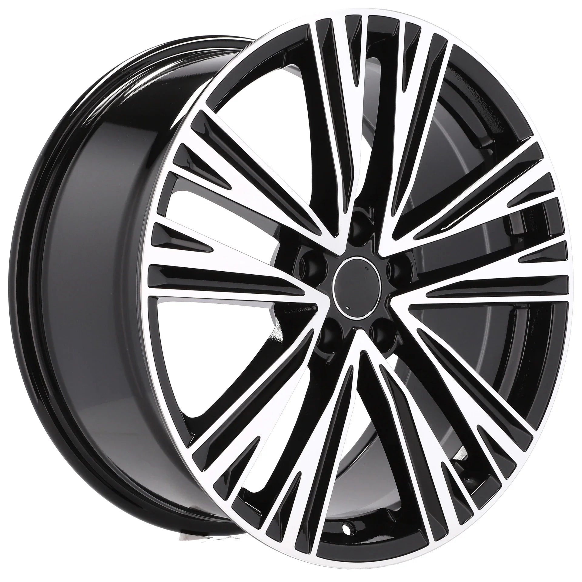 Alu kola pro Audi B1424 7.5x17 5x112 ET37 66.6 Black Polished | Wheelsup.cz