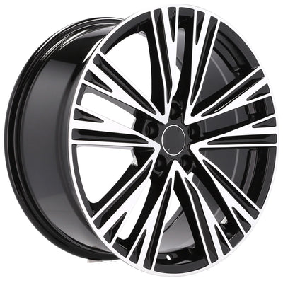 Alu kola pro Audi B1424 7.5x17 5x112 ET37 66.6 Black Polished | Wheelsup.cz