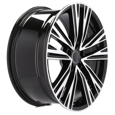 Alu kola pro Audi B1424 7.5x17 5x112 ET37 66.6 Black Polished | Wheelsup.cz