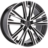 Alu kola pro Audi B1424 8x18 5x112 ET39 66.6 Black Polished