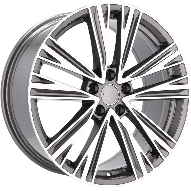 Alu kola pro Audi B1424 8.5x19 5x112 ET40 66.6 Grey Polished | Wheelsup.cz