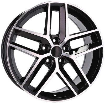 Alu kola pro Seat B1426 7.5x18 5x112 ET51 57.1 Black Polished | Wheelsup.cz