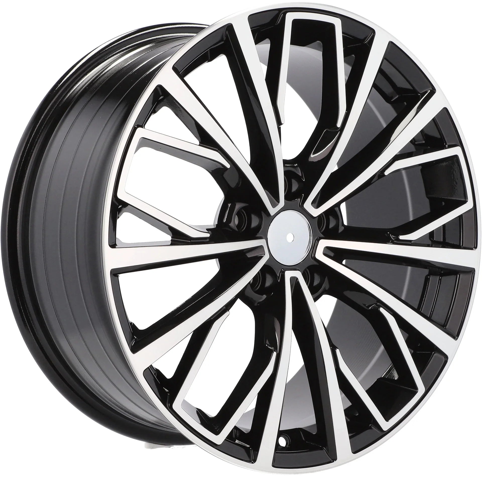 Alu kola pro Audi B1453 8x18 5x112 ET39 66.6 Black Polished | Wheelsup.cz