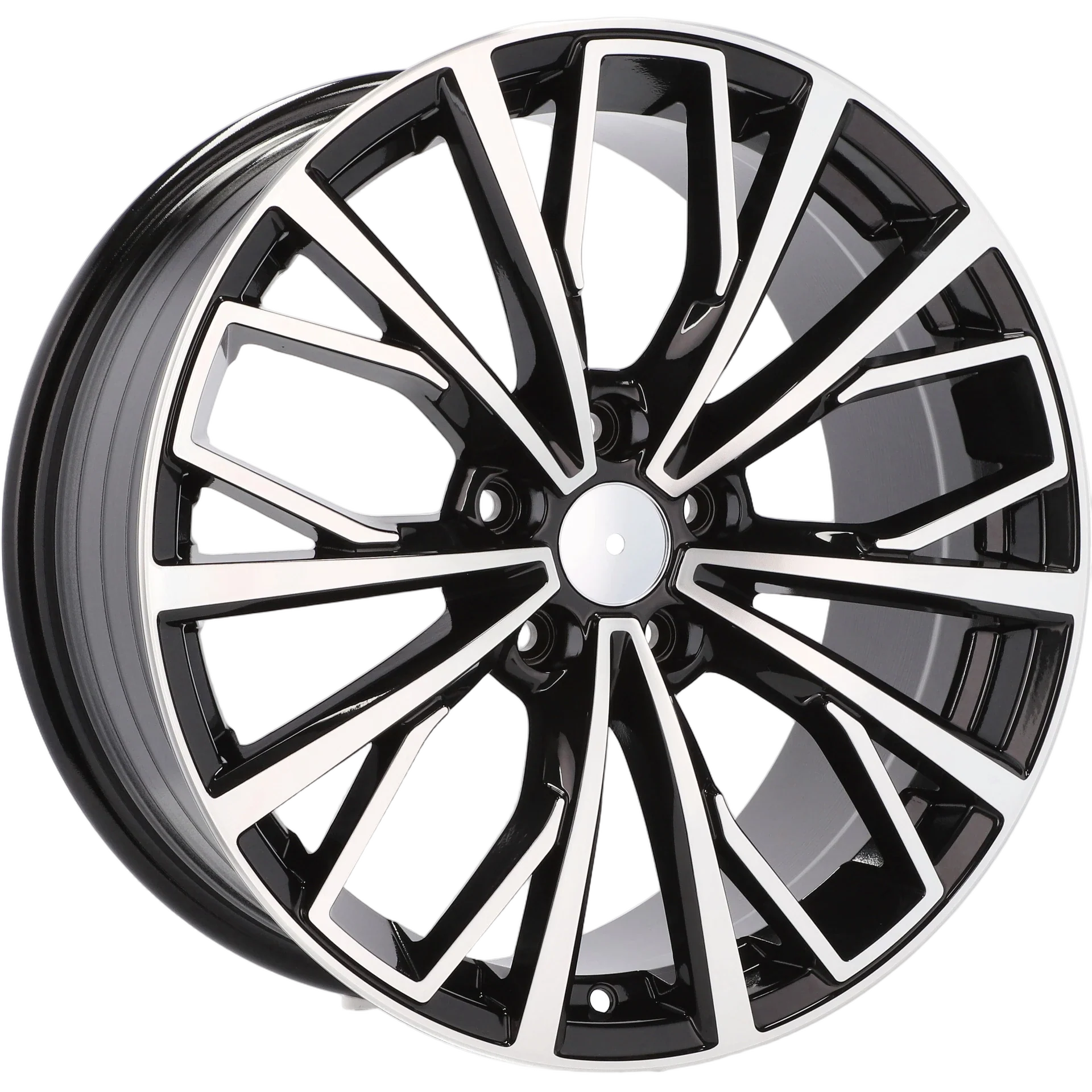 Alu kola pro Audi B1453 9x20 5x112 ET39 66.6 Black Polished | Wheelsup.cz