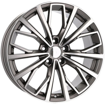 Alu kola pro Audi B1453 9x20 5x112 ET39 66.6 Grey Polished | Wheelsup.cz