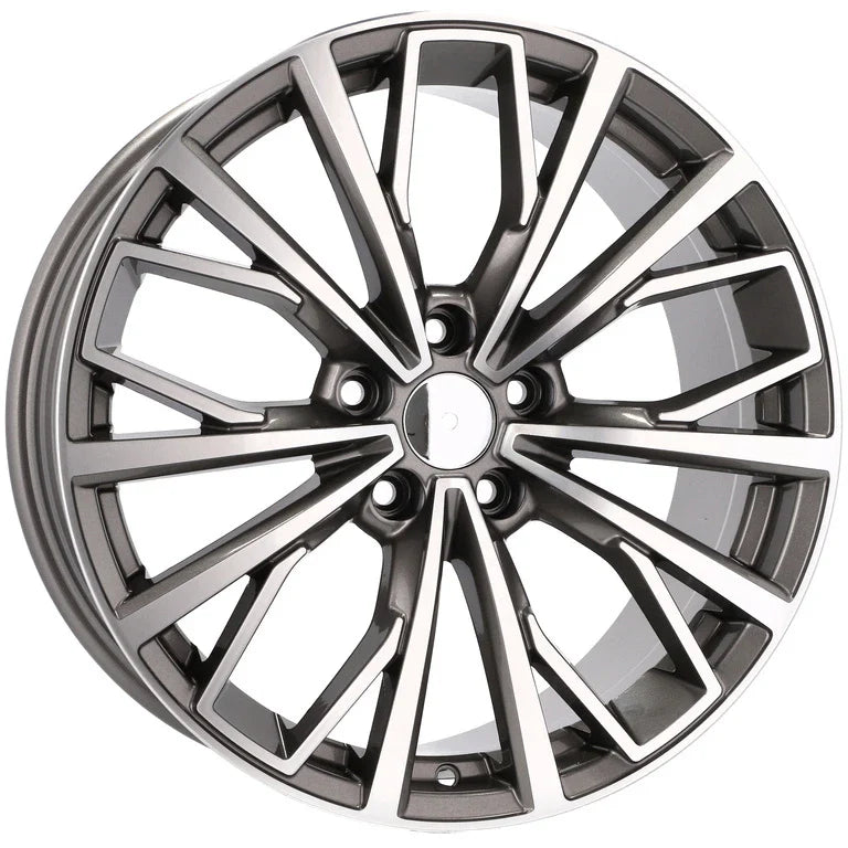 Alu kola pro Audi B1453 9x20 5x112 ET39 66.6 Grey Polished | Wheelsup.cz