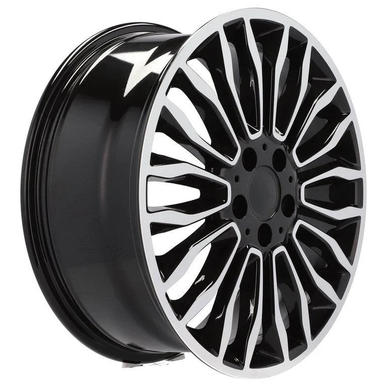 Alu kola pro Mercedes B1490 7.5x18 5x112 ET52 66.6 Black Polished | Wheelsup.cz