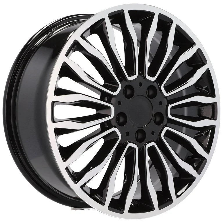 Alu kola pro Mercedes B1490 7.5x18 5x112 ET52 66.6 Black Polished | Wheelsup.cz