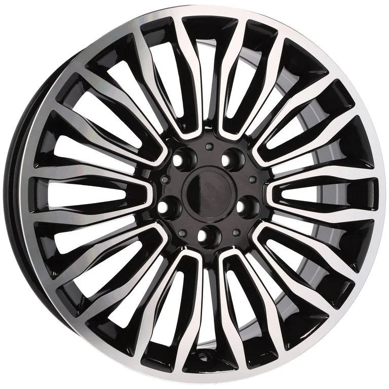 Alu kola pro Mercedes B1490 7.5x18 5x112 ET52 66.6 Black Polished | Wheelsup.cz