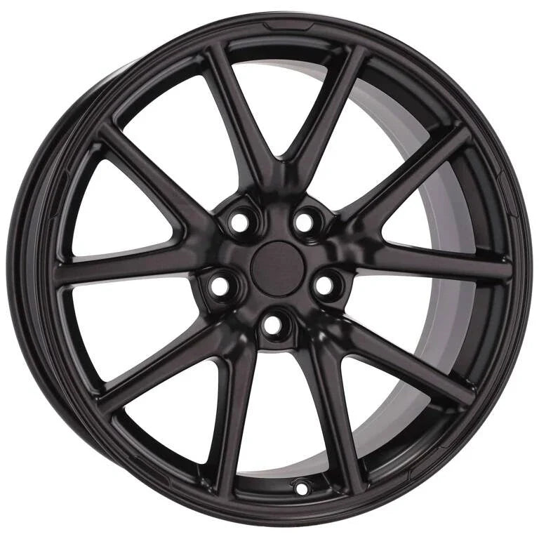 Alu kola pro Tesla B1503 8.5x18 5x114.3 ET40 64.1 Black Half Matt