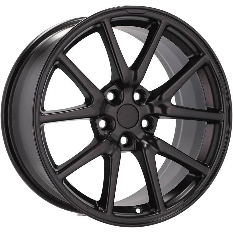 Alu kola pro Tesla B1503 8.5x18 5x114.3 ET40 64.1 Black Half Matt | Wheelsup.cz